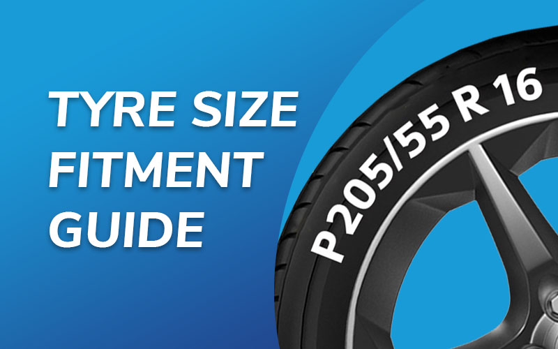 Guide for fitting the rigt size tyres.