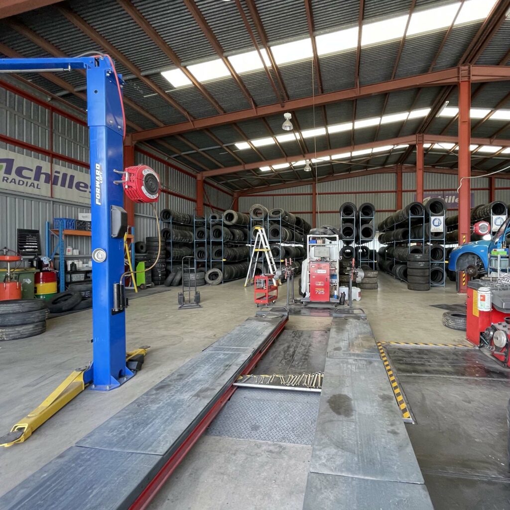 Branigan's Tyres Workshop.